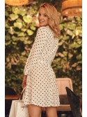 Delicate white polka dot dress 5014 - Online store - Boutique